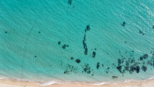 碧綠海灘空拍